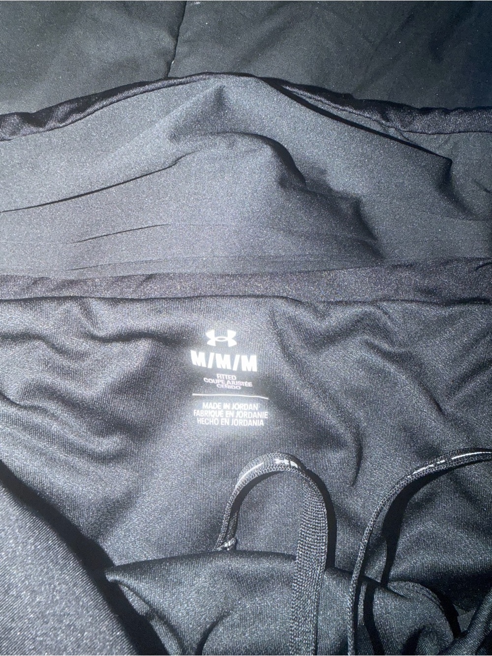 Under Armour Women's Blue and Black Athletic Running Shorts Duo - Picture 2 of 4